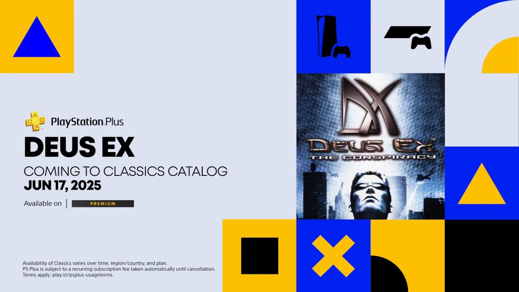PlayStation 2 بازی شبیه‌سازی علمی-تخیلی Deus Ex در تاریخ ۱۷ ژوئن ۲۰۲۵ (۲۷ خرداد ۱۴۰۴) به‌روزرسانی خواهد شد.