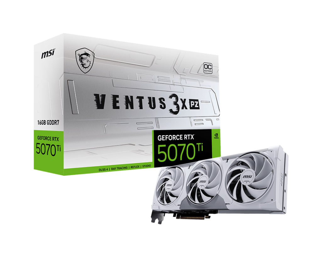 کارت گرافیک جدید MSI با کانکتور مخفی: RTX 5070 Ti Ventus