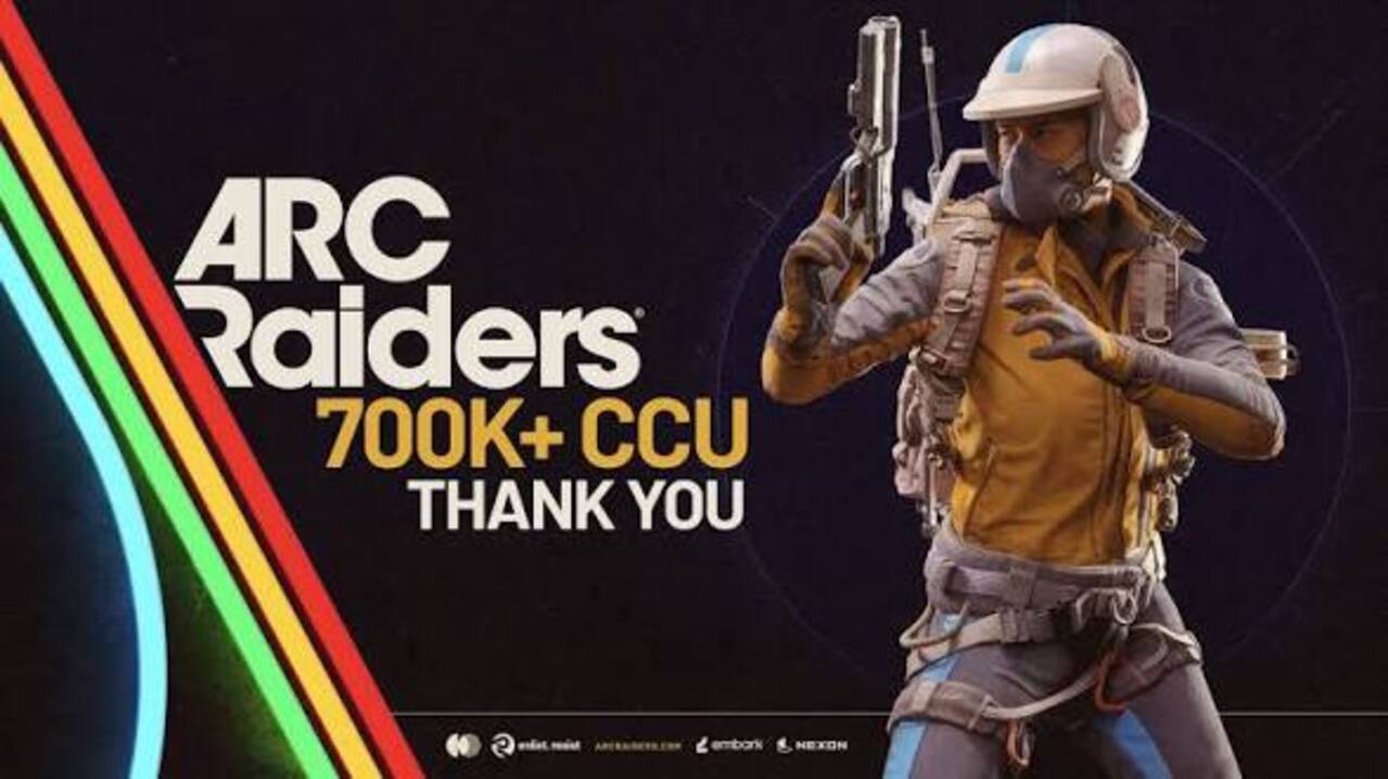 ARC Raiders به ۷۰۰ هزار بازیکن همزمان در تمام پلتفرم‌ها رسید