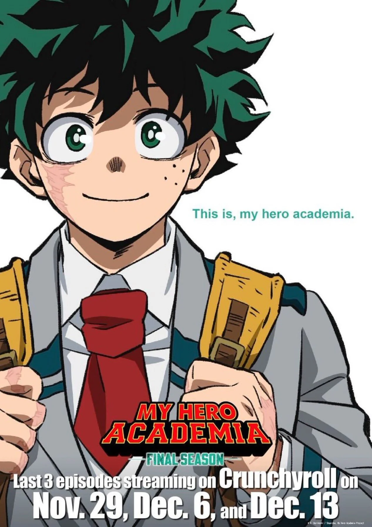 پوستر فصل آخر My Hero Academia منتشر شد: نبرد نهایی در راه است!