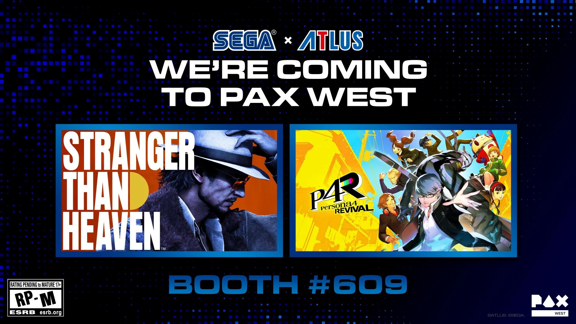 اعلان بزرگ اتلوس و سگا برای PAX West 2026: نمایش دموی Persona 4 Revival و STRANGER THAN HEAVEN