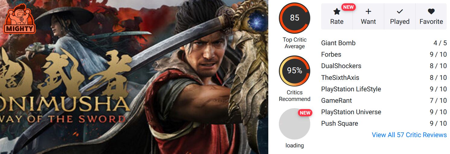 بررسی نقدها و نمرات بازی Onimusha: Way of the Sword
