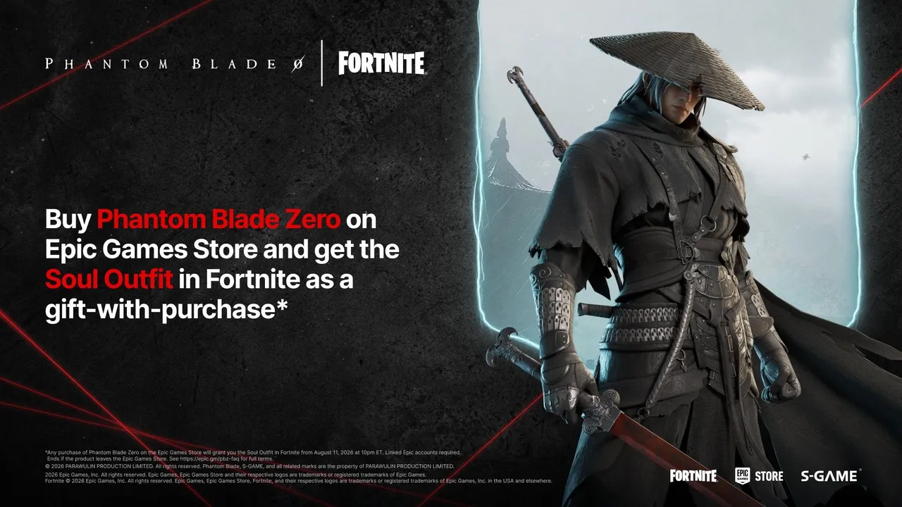 همکاری غیرمنتظره Phantom Blade Zero و Fortnite جزئیات کراس‌اور