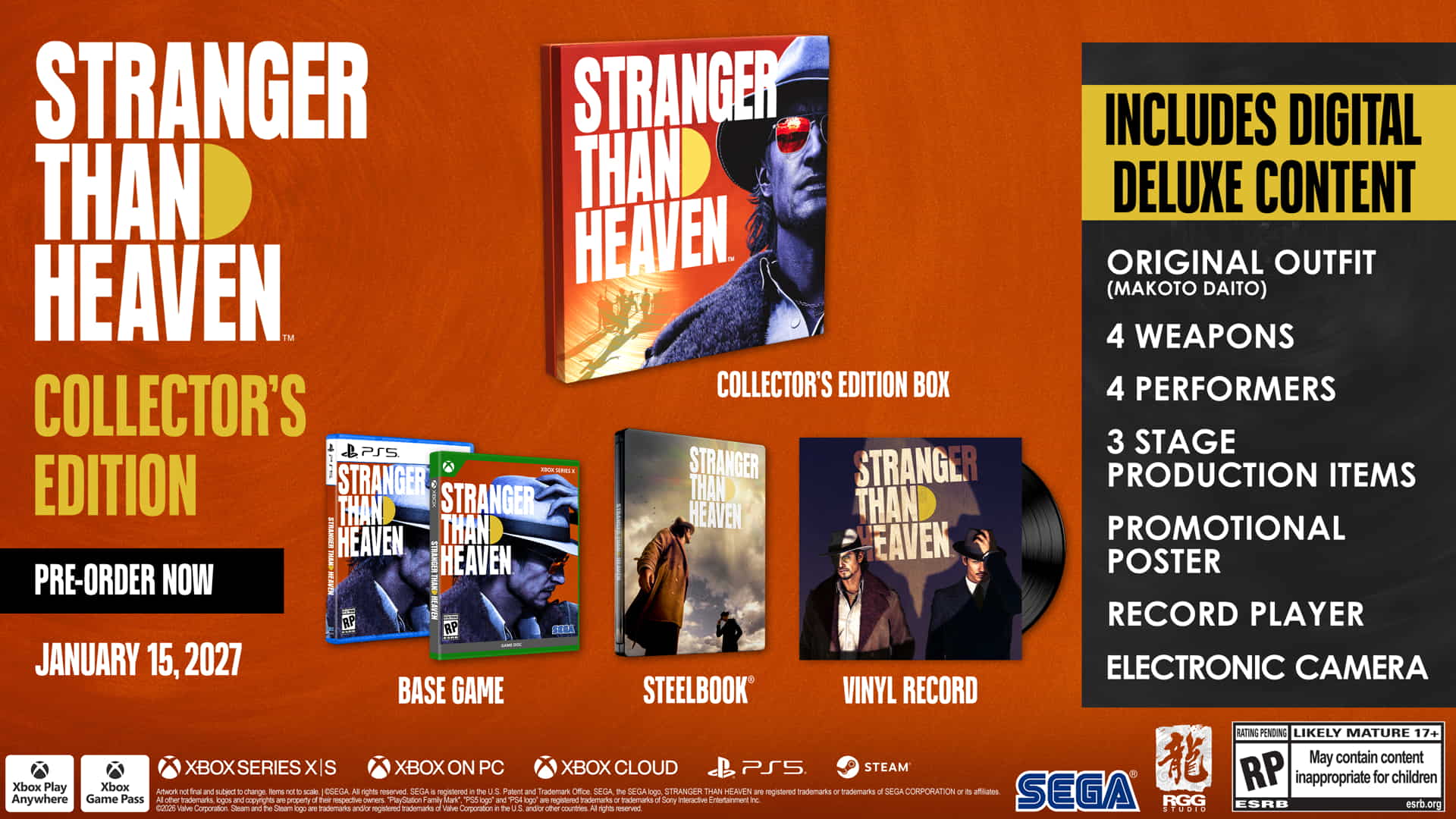 رونمایی از نسخه Collector's Edition Stranger Than Heaven و انتشار روی Game Pass