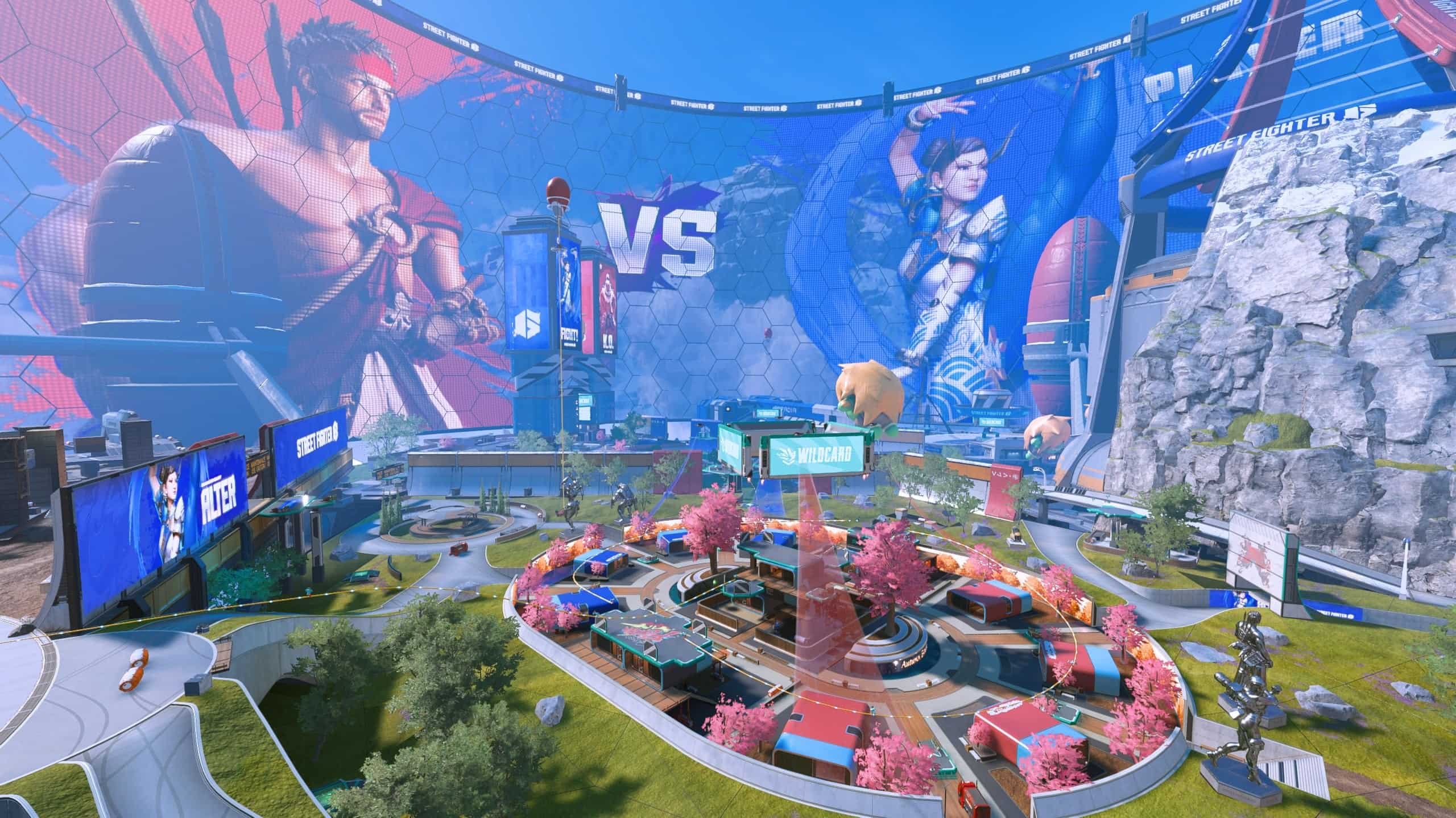 Apex Legends Vs Street Fighter Brings Chun li Ryu Akuma and More to the Outlands 3 1 همکاری عظیم Apex Legends و Street Fighter؛ ورود ریو چونلی آکوما به میدان