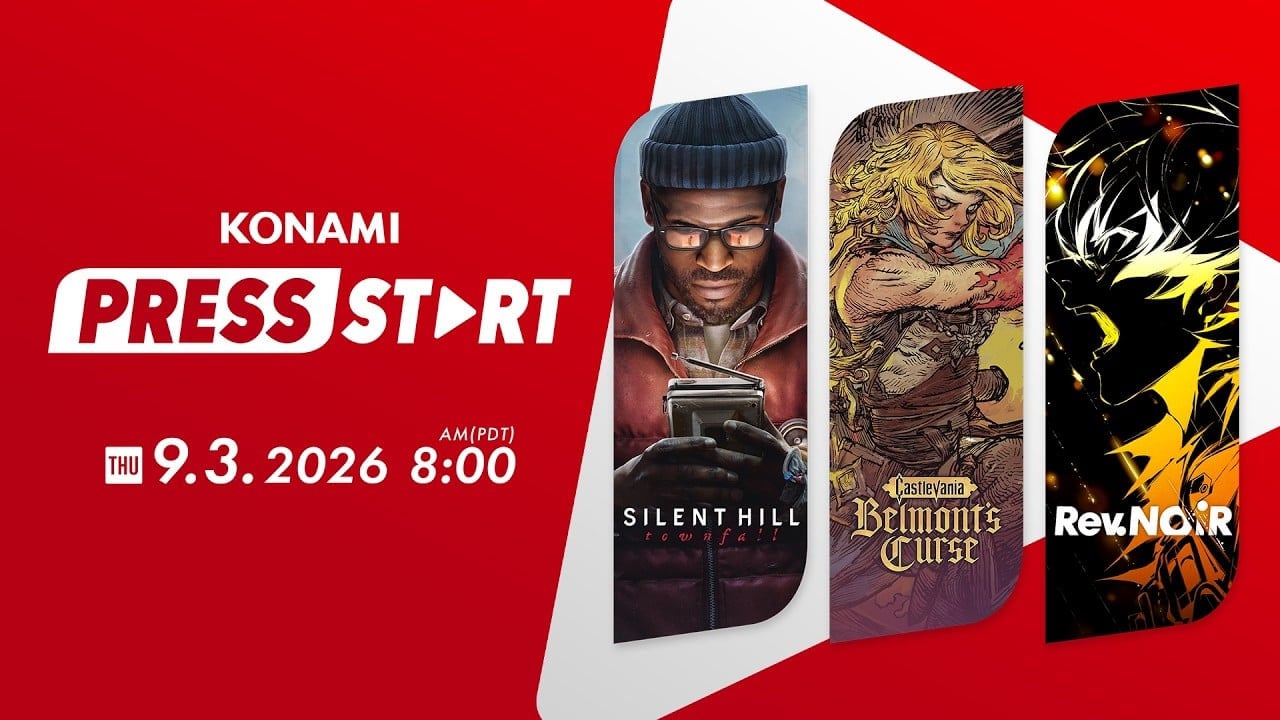 Konami Press Start: زمان و محتوای رویداد معرفی به‌روزرسانی‌ها