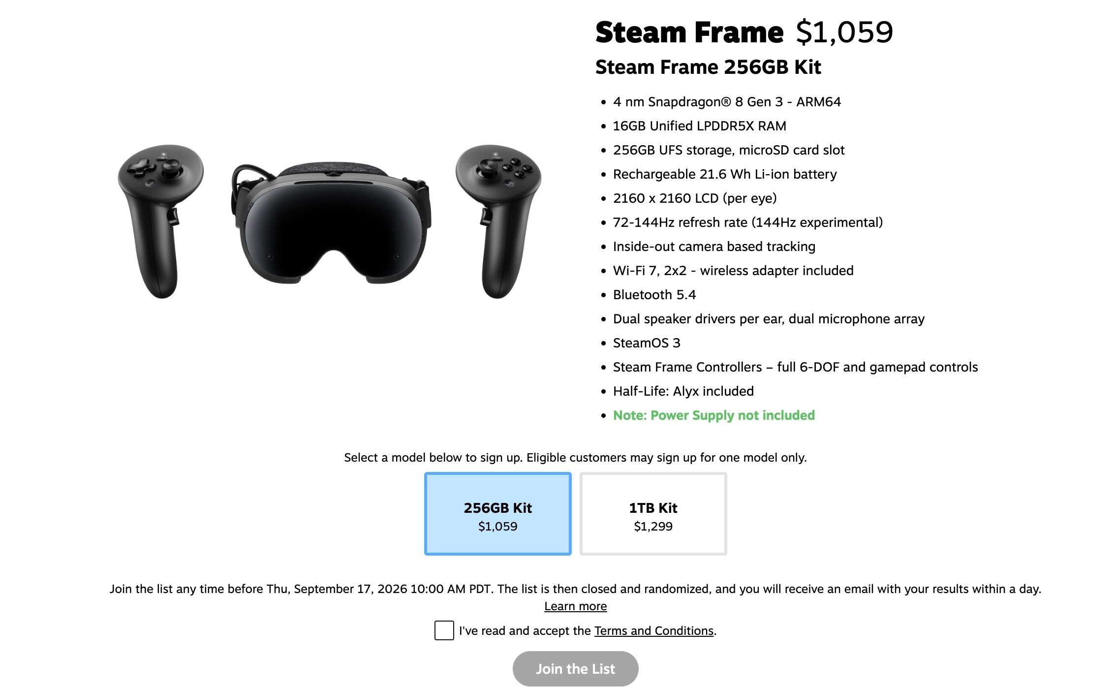 Hsmtmmdwuaaicbo قیمت و مشخصات فنی هدست واقعیت مجازی Steam Frame منتشر شد
