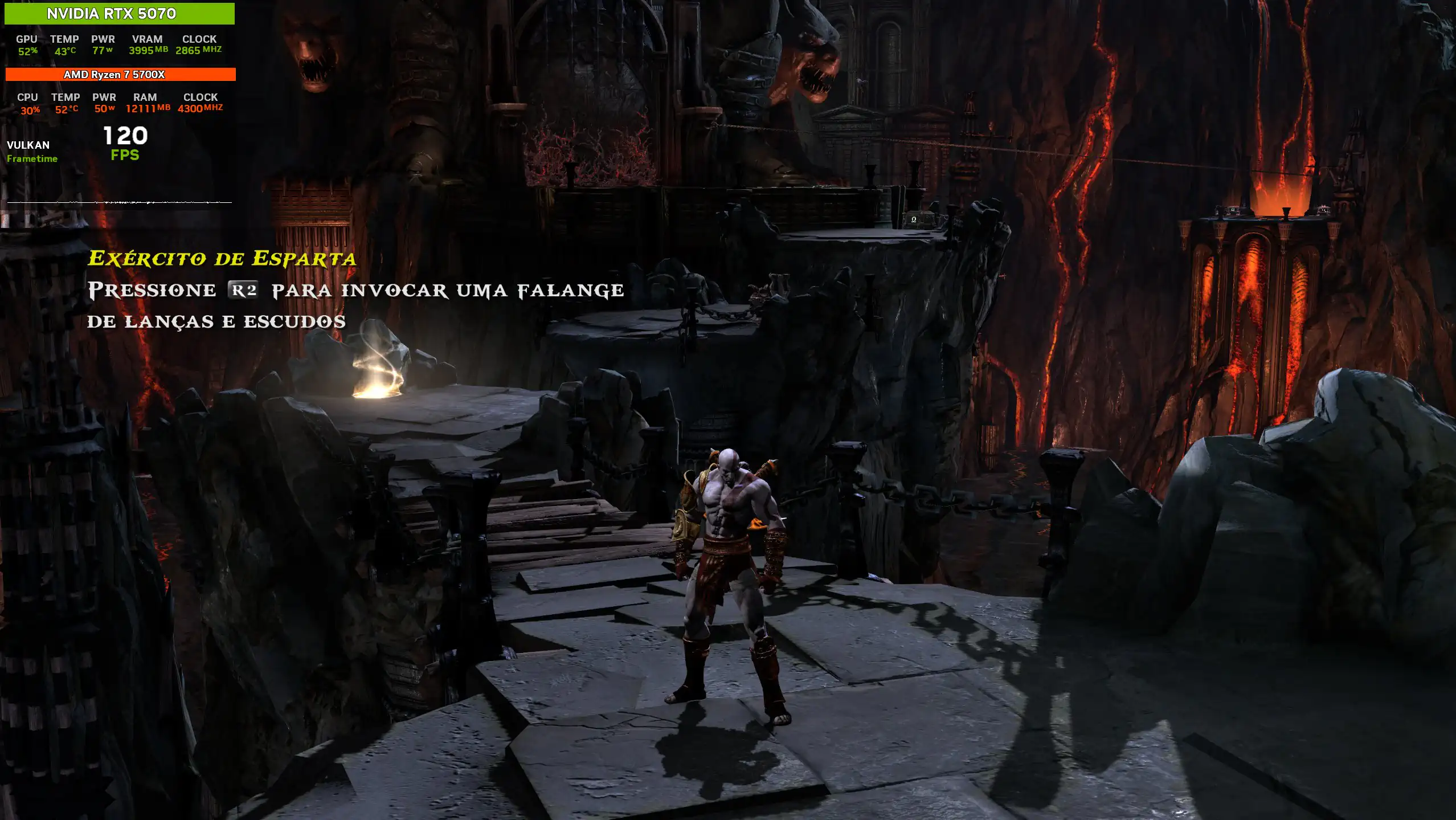 اجرای روان God of War III Remastered در 120 فریم بر ثانیه با شبیه‌ساز ShadPS4
